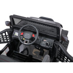 Elektrické autíčko Jeep BEAST 4x4 - MP3 - čierne